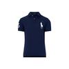 Polo SS23 Pattern Вышитый Приталенная Рубашка Поло с Коротким Рукавом Мужские Рубашки Поло Темно-Синий 710907394002