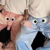 Пижамные штаны с рисунком мультяшного слона, широкие штаны для женщин и мужчин, пижамные штаны со средней посадкой и эластичным поясом