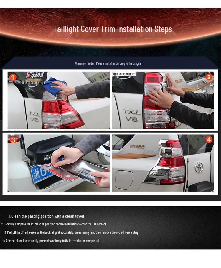 Otai Benben I & F Taillight and Fender Decorative Strip & Side Light Frame Trim