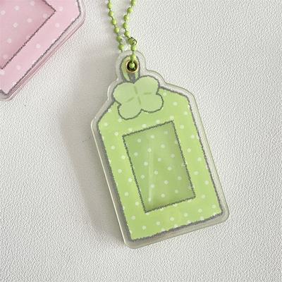 1-дюймовый кавайный панда магнитный чехол для карт милый кулон для демонстрации фото айдола украшение для рюкзака держатель для фотокарточек подарки