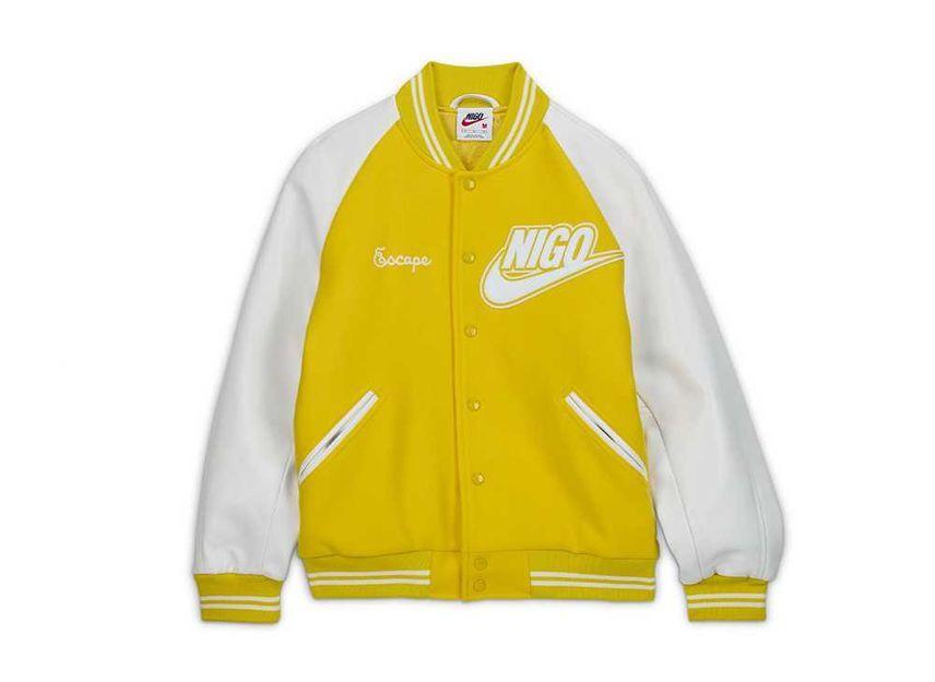 FV5670-735 NIGO Nike NRG Varsity Jacket Yellow (НИГО)