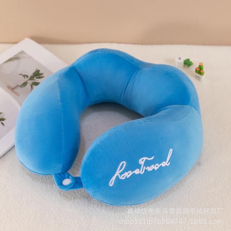 Подушка для путешествий, Подушка для шеи, Поддержка шеи, головы и подбородка, Милая дорожная подушка для шеи с рисунком для мальчиков и девочек, Дорожные аксессуары для самолета, автомобиля, откидывания