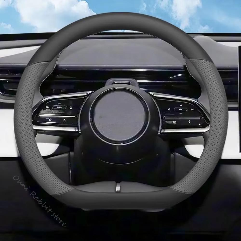 KodoLab For Mazda EZ-6 For Mazda 6e J90A 2024-2026 Car Accessories Steering Wheel Cover Non-slip Anti-scratch Protect Interior