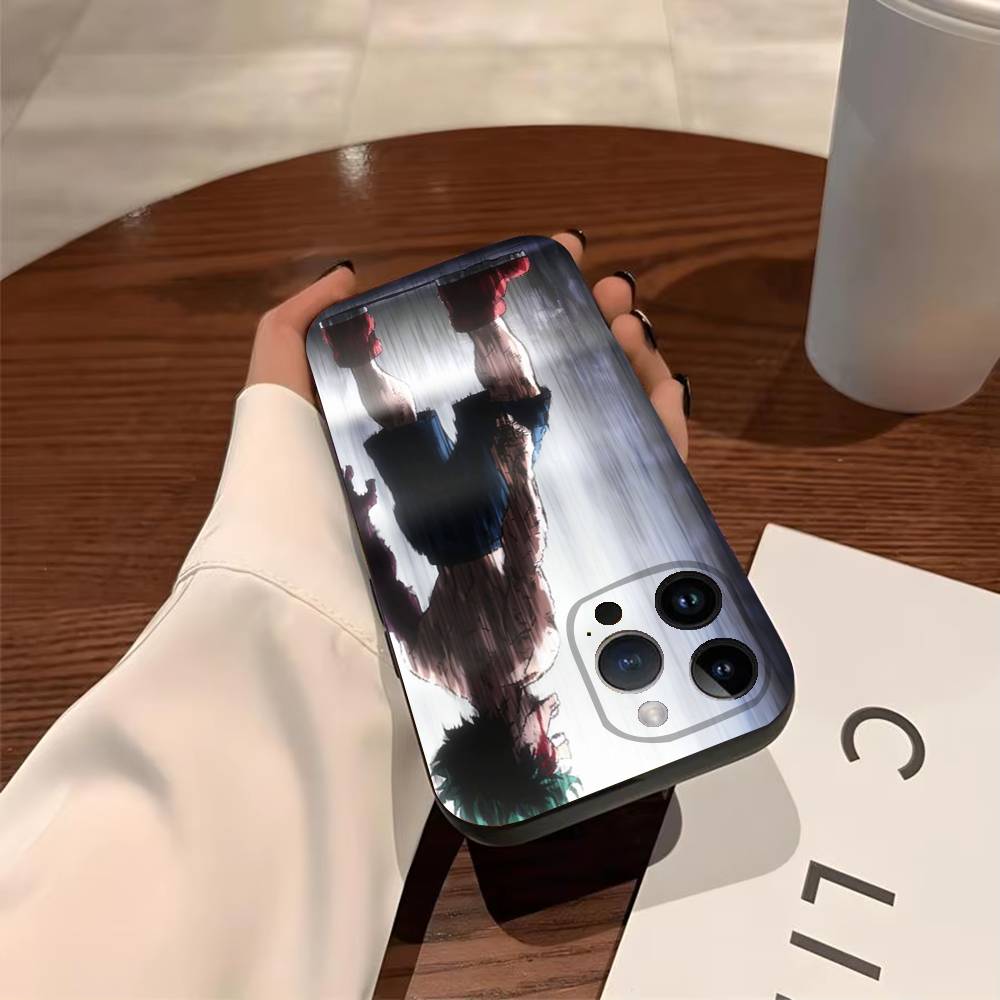 Чехол для телефона My H-Hero A-Aacademia Deku для iPhone 17,16,15,14,13,12,11,Pro,X,Xs,MAX,Plus, Мягкий ТПУ, Приятный для кожи Чехол