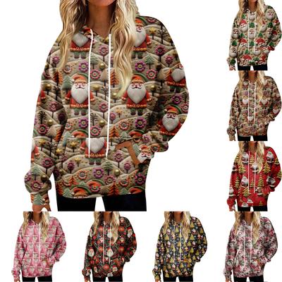 Толстовки для женщин оверсайз зимние плюшевые милые свитшоты пуловер модная осенне-зимняя одежда