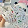 Вырубные наклейки Милые наклейки-дудлы Декоративные ленты-стикеры Kawaii Рулон декоративных наклеек Штамп-диалог Деко для скрапбукинга и журналов