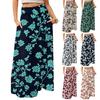 Women's Flowy Maxi Dress Regular Casual Floral Print Summer Bohemian Skirt