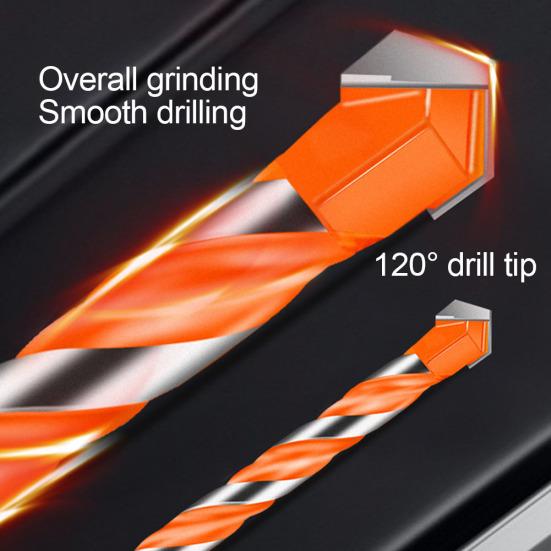 5/6/8/10/12mm Multifunctional Triangle Glass Ceramic Tile Drilling Twist Bit