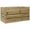 VidaXL Jardinière 90x40x45,5 cm bois de pin imprégné, jardinière d'extérieur, bac à fleurs, boîte à plantes, jardinière de 847272