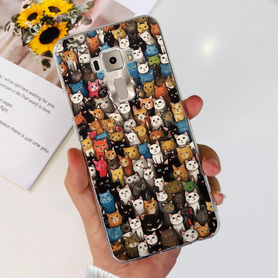 Для Asus Zenfone 3 ZE520KL ZA520KL Милый Чехол-Телефон с Мультяшной Пандой Для Asus Z017D Z017DA Z017DB Z017DC 5.2" Мягкий Силиконовый TPU Чехол