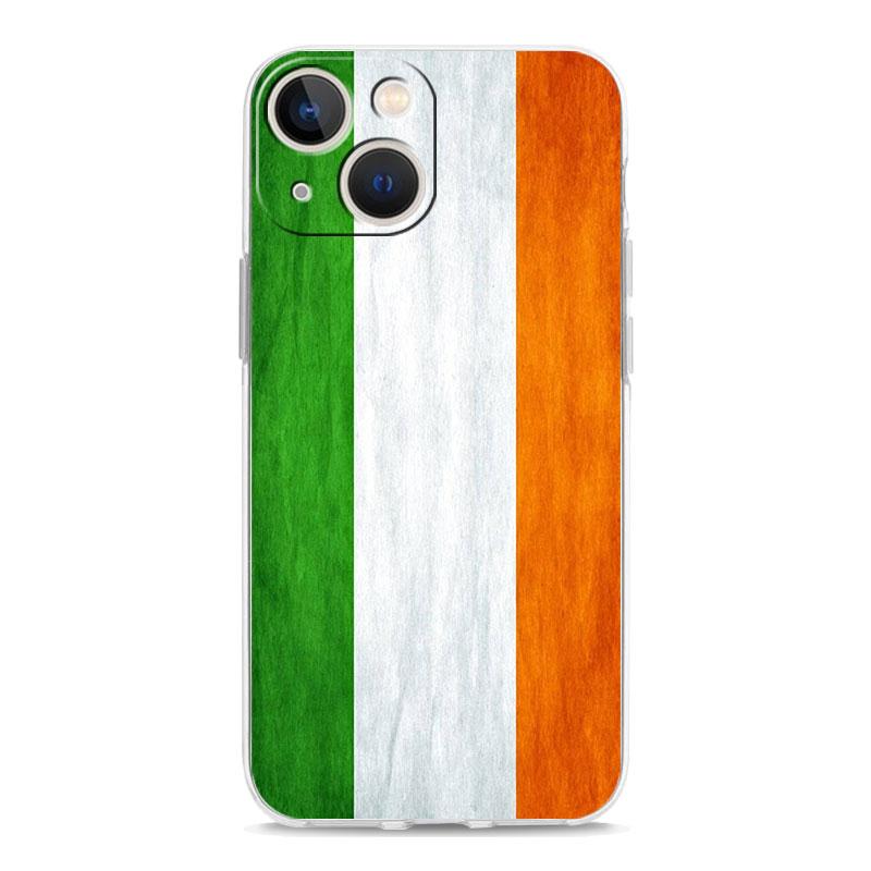 Чехол для телефона iPhone 17 Air Cases iPhone 16 15 12 13 14 Pro Max SE 7 8 Plus iPhone11 Прозрачный Мягкий Чехол Флаг Ирландии