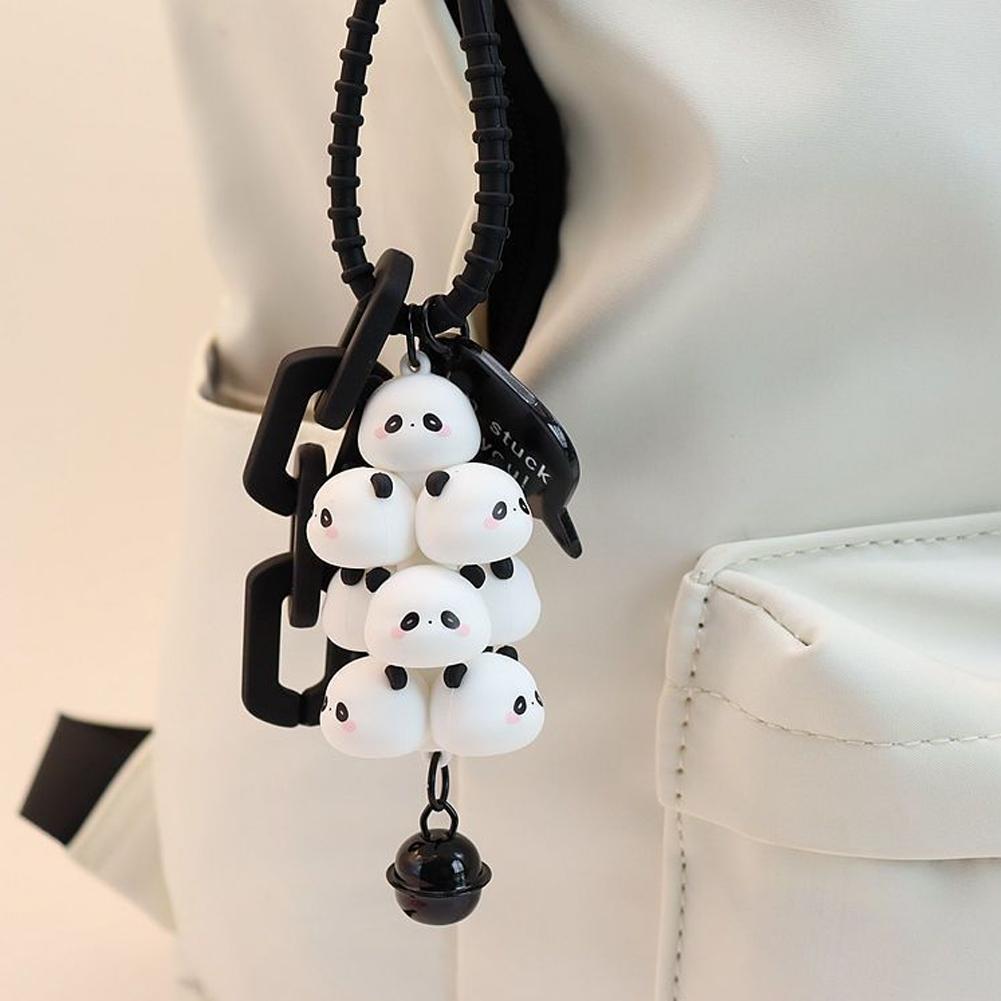 Милый мультяшный брелок в виде свиньи-панды, брелки для ключей, женские сумки, рюкзаки, детские подарки на день рождения для девочек #470107