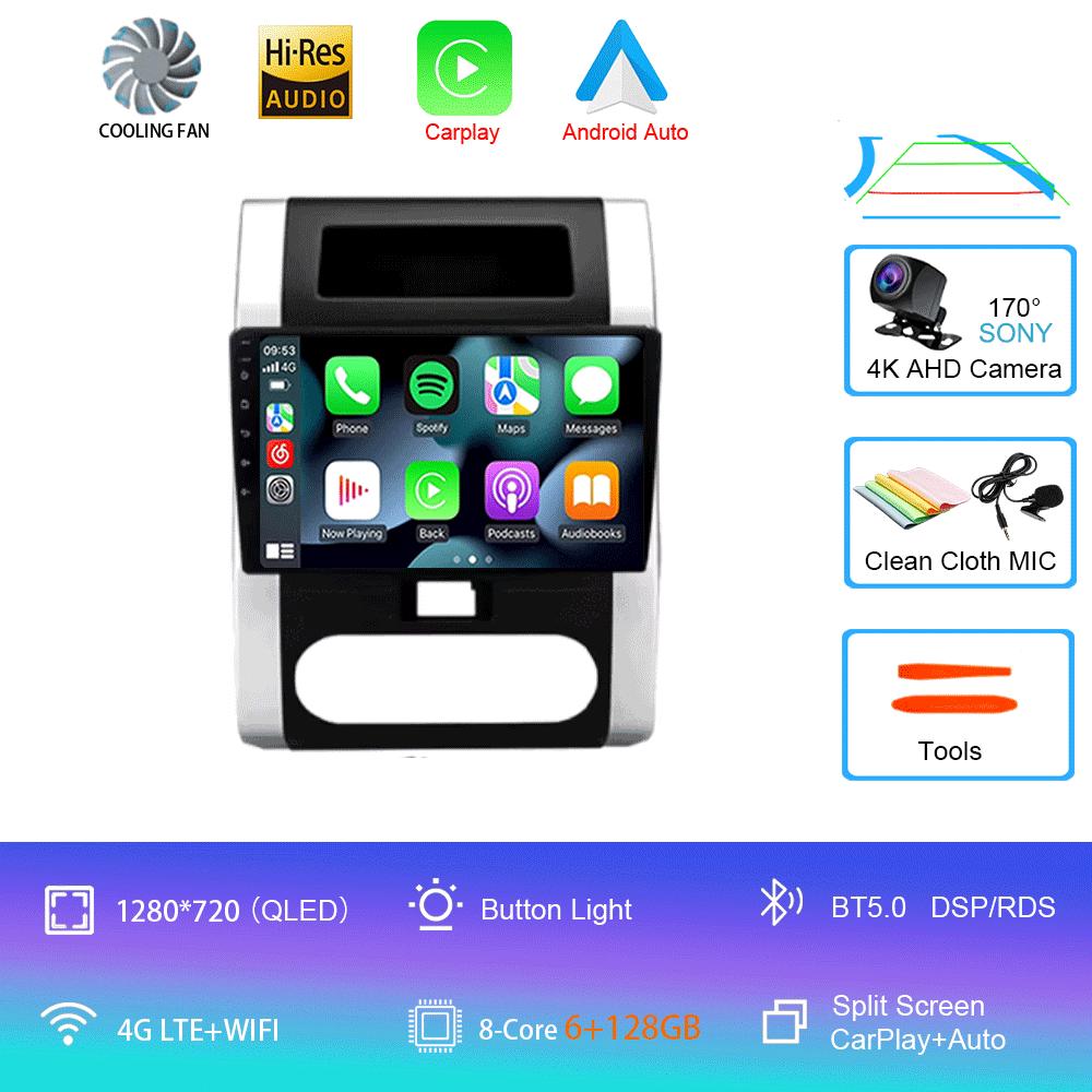 Android 14 для Nissan X-Trail X Trail XTrail 2 T31 2007-2015 4G Автомобильный мультимедиа GPS Голос Беспроводной CarPlay Авторадио Навигация