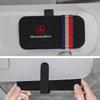 Car Sunglasses Organizer Bag Eyeglass Holder Glasses Storage Clip Accessories For Mercedes Benz W204 W124 W201 W202 W212 W220