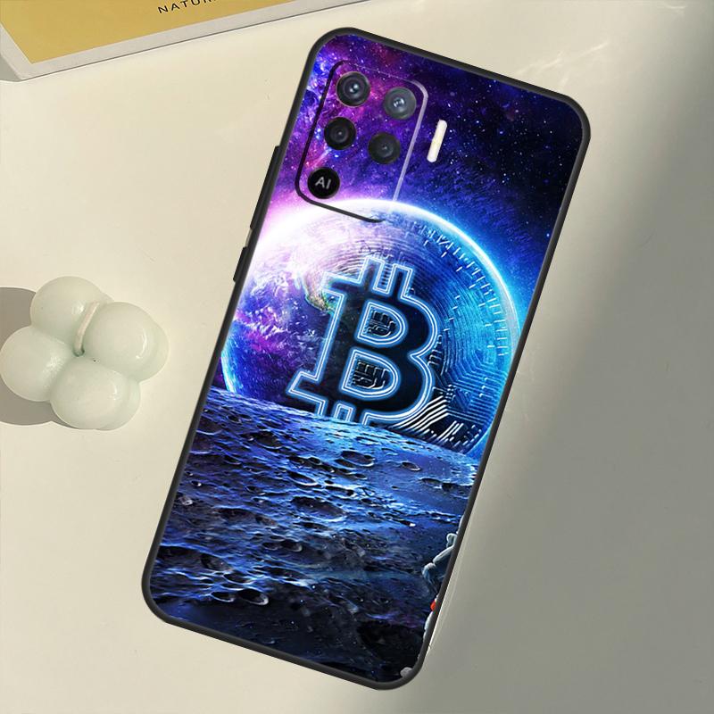 Чехол с биткойнами BTC для OPPO Find X3 Lite X5 Pro A5 A9 A31 A53 S A83 A91 A93 A54 A74 A94 A15 A16 A52 A72