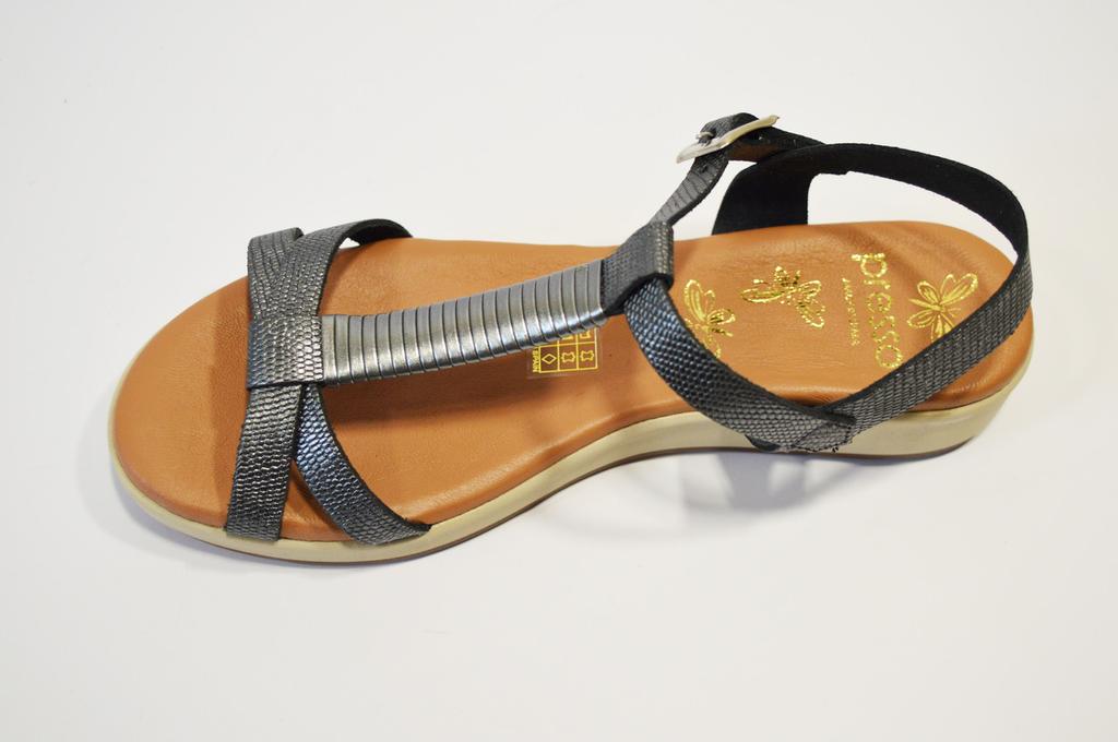 Presso Sandals 3760 36 Silver Leather