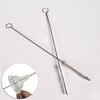 1Pcs Stainless Steel Nylon Straw Cleaning Cleaner Drinking Straws 17Cm Brush