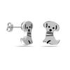 925 Sterling Silver Lightweight Puppy Dog SMALL Stud Earrings