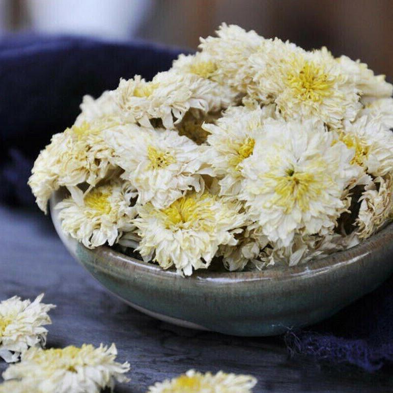 Органический чай премиум-класса Huang Shan Tribute с белой хризантемой и сушеными цветами 250 г