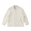 Флисовый джемпер Solew Varsity с воротником-стойкой_Слоновая кость