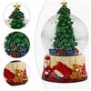 Рождественский снежный стеклянный шар, мини-шар для елки с закрученными блестками, настольный прозрачный шар, украшение, подарок для детей, семьи, друзей