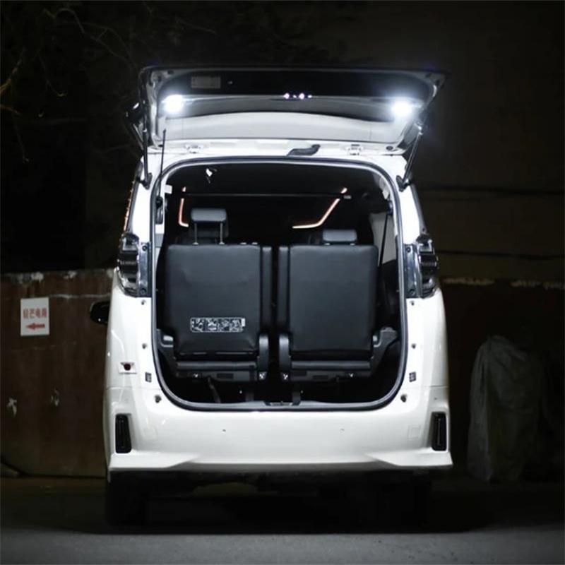Для Toyota Alphard Vellfire 30 Серии 2015- Светодиодная подсветка багажника Лампа задней двери