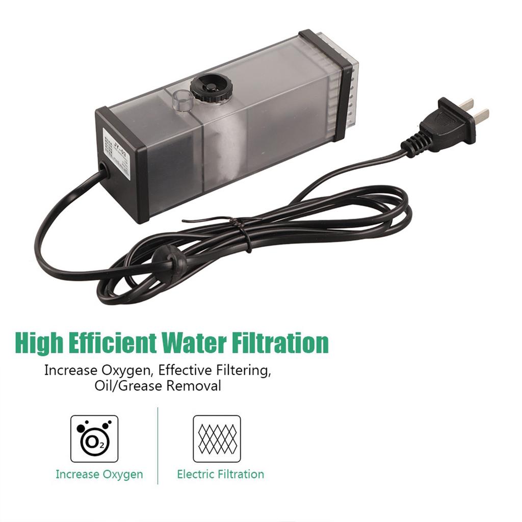 5W 300L/H Aquarium Water Fish Tank Filter Skimmer Oxygenation Pump Chinese Standard Plug
