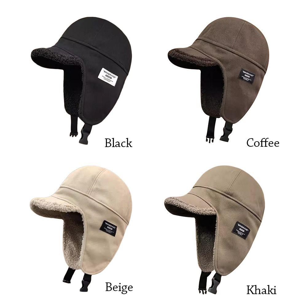 Warm Winter Cap Plush Ushanka Fur Hat Outdoors Ski Russian Cap for Men Women