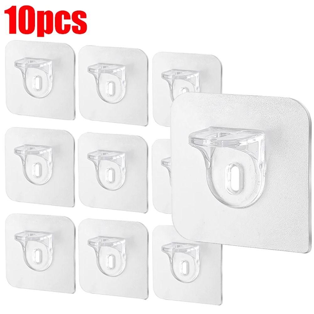 1/10 шт. самоклеящиеся колышки без перфорации кронштейн держатель перегородки для дома кухня ванная комната