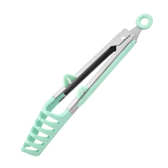 3 шт. щипцы для еды, прочные, удобные, термостойкие кухонные щипцы из нержавеющей стали с силиконовыми насадками для дома