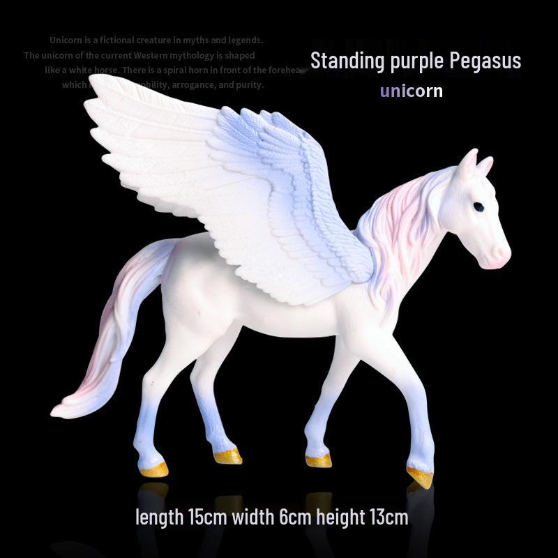 Cross-border Mythical Unicorn Pegasus Toy Model for Kids