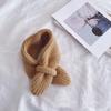 Новый брендовый шарф для детей, детские теплые шарфы, зимний шарф для девочек, детские шерстяные воротники, детские шарфы