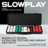 SLOWPLAY Godel Ceramic Poker Chip Set for Texas 500 chips фишка 39 мм сделана в Германии прочный поликарбонатный футляр для фишек включен Hold'em, [включает стоимость],