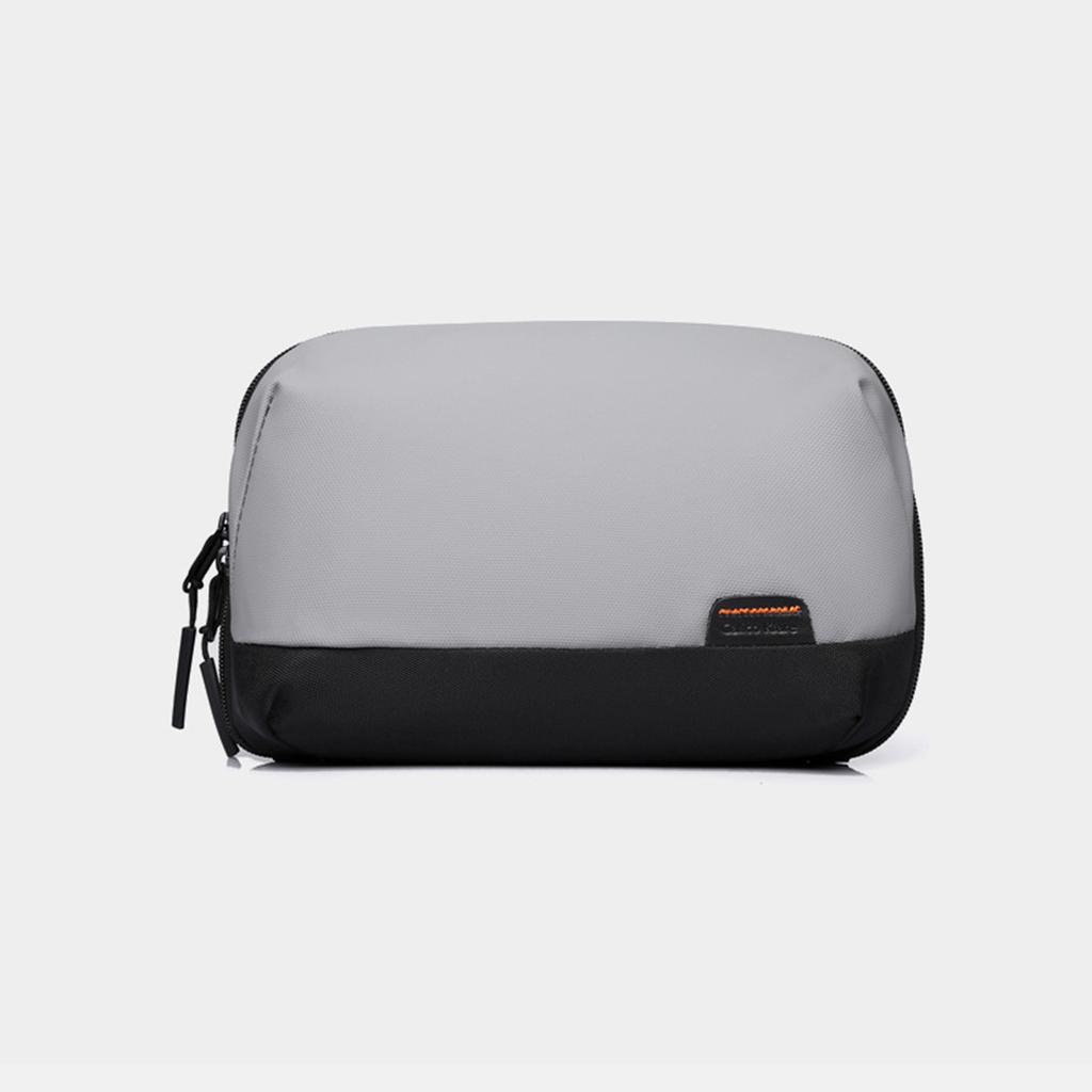 Digital Storage Bag Waterproof Portable with Compartments for Cables Chargers Accessories Travel Organizer Volcano Style