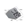 40 ШТ. КРОВЕЛЬНАЯ ЧЕРЕПИЦА 2X2/45 INV. Совместимые 3660 кубиков, наклонные кубики, самоблокирующиеся кубики, игрушки-конструкторы, аксессуары
