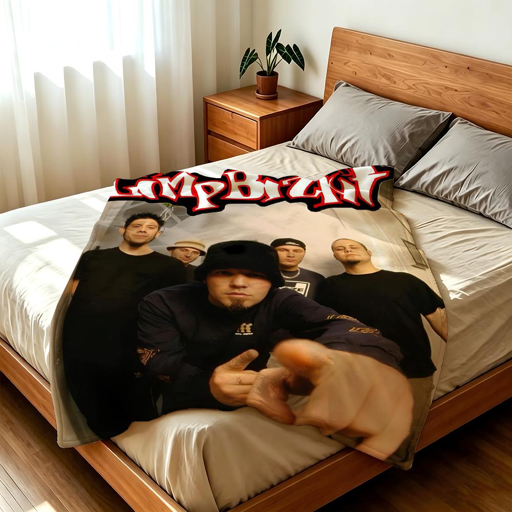 Плед L-Limp B-Bizkit Throw из высокоплотного короткого плюша, мягкий, приятный для кожи, для дивана, для сна, в комнате с кондиционером