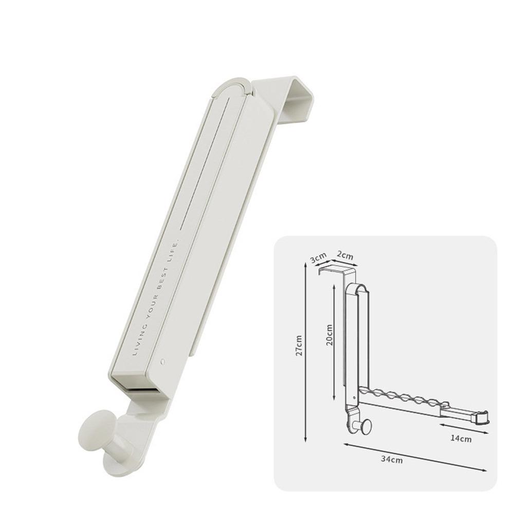 Heavy Duty Folding Clothes Drying Rack No Drilling Clothes Storage Hook Cabinet