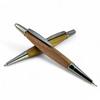 LACHIEVA LUX Luxury Walnut Wood Ballpoint Pen Mechanical Pencil Set Triangular Grip Unisex Gift & – Design,