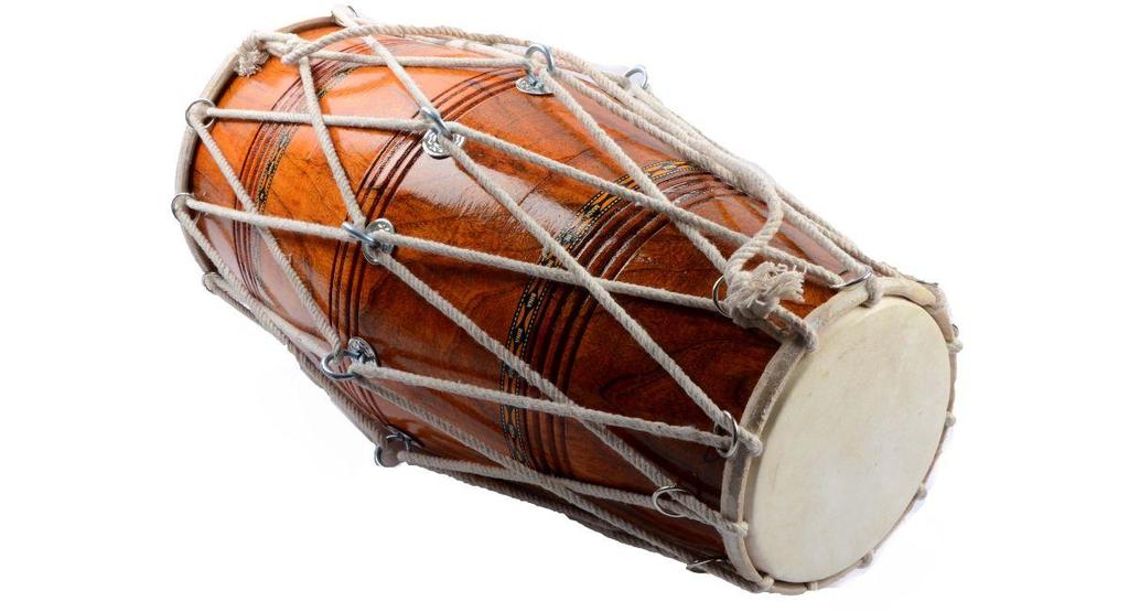 Premium Indian Bina Dholak No. 35 TR | Professional Quality with Bag