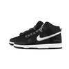 Nike Dunk Blackberry Silverberry Abrasion Resistant High top Skateboard Shoes Women's Silver Black DD1869-103(Team1274-)