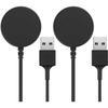 2x Charger For Samsung Galaxy Watch 3 Active 1 2 SM-R500 SM-R830 SM-R820 SM-R840 SM-R850 - USB Charging Cable 3.3ft 100cm