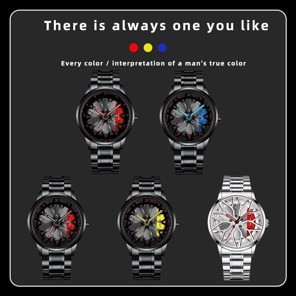 Мужские повседневные часы, деловые часы, спортивные часы, кварцевые часы, полые часы, часы из нержавеющей стали