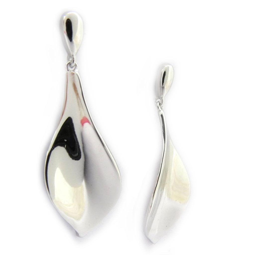 Les Trésors De Lily [L7468] - Silver 'Choréographie' Silver Earrings (rhodium-plated) - 32x11 Mm