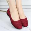 Women Fashion Comfortable Cloth Flat Shoes Lady Loafers Shoes