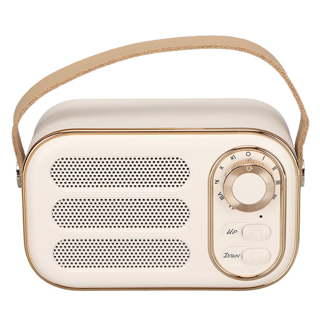 Bluetooth-динамик со стереозвуком HiFi и зарядкой через USB, портативный беспроводной динамик в стиле ретро для дома и путешествий