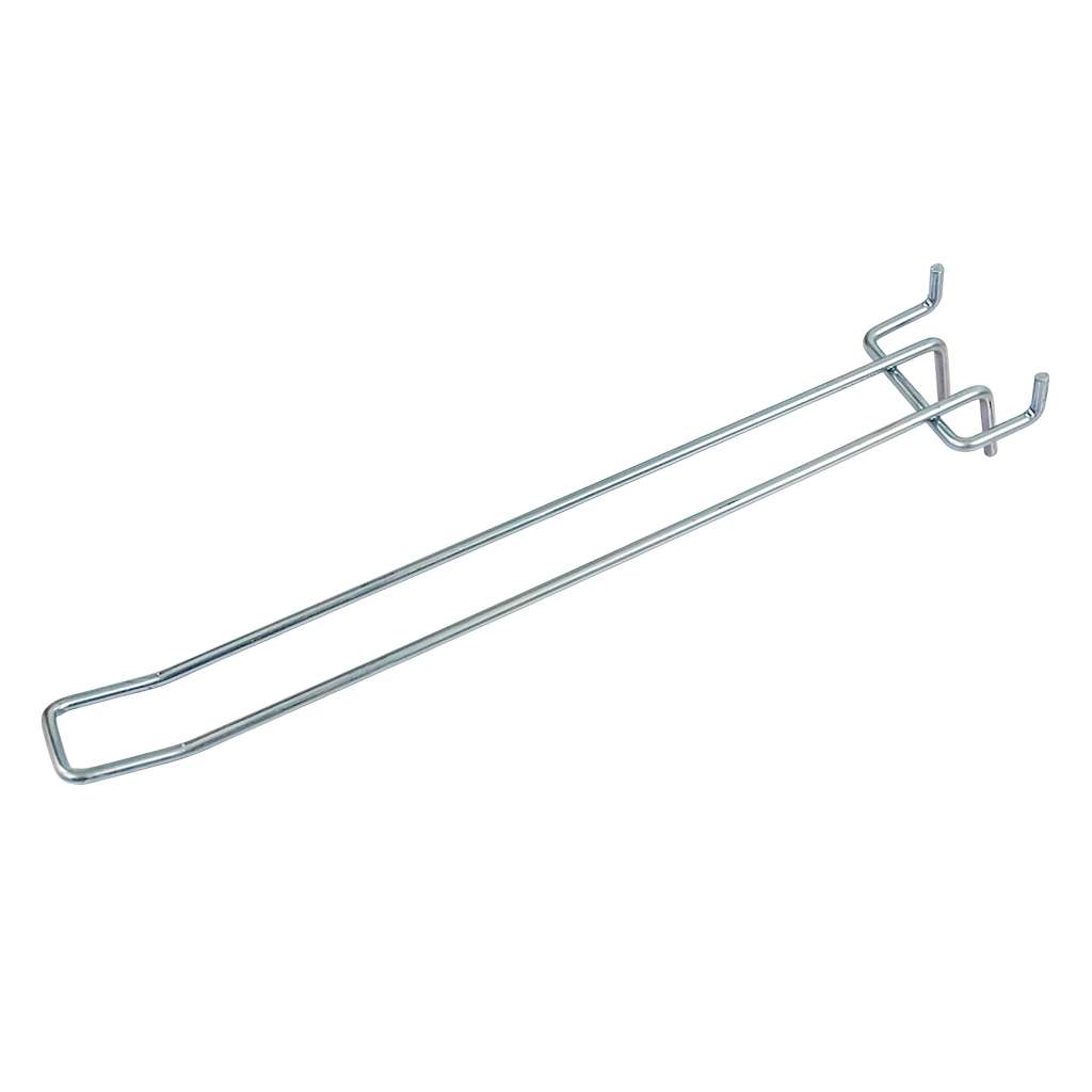 Double hanger for perforation EURO Mega-M L-25cm fi4 zinc N