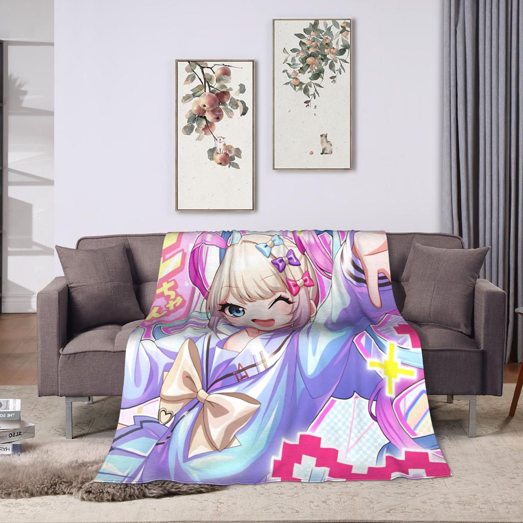 Needy Streamer Overload Kangel Flannel Blanket Winter Super Soft Throw Blanket Home Decor Funny Bedspread Sofa Bed Cover