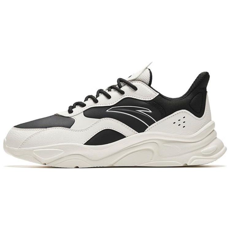 Anta Little Millennium Удобные цветные нескользящие износостойкие повседневные туфли с низким верхом, мужские повседневные туфли белого и черного цвета 912348826-8