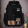 Осень-зима Мужская толстовка Мода Harajuku Streetwear Толстовка Повседневная мужская одежда Длинные рукава Графические толстовки Мужские