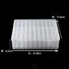 Set Box (30) Transparent Storage Box Handmade Rice Beads Diamond Painting Sealed Storage Box Independent Grid Plastic Box